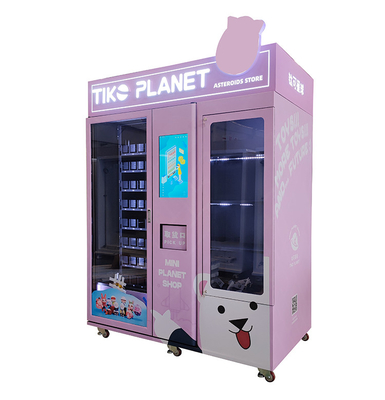 662 capaciteit Lucky Box Toy Vending Machine met Dubbele Aangemaakte Glasdeur