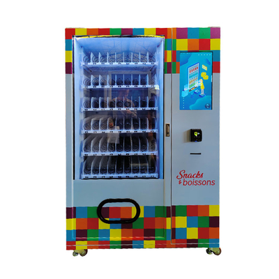 Automaat van het de Snackvoedsel van het metaalkader de Kleine met de Reclame van het Scherm